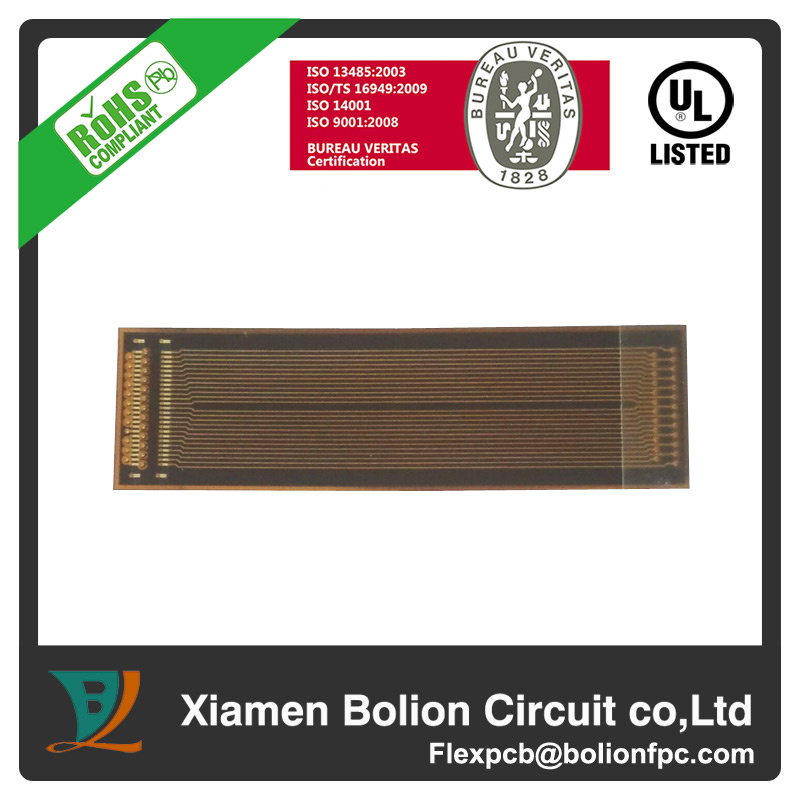 Flexible 1 Layer PCB Board Making Pi Kapton Polymide FPC