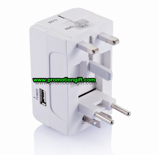 933L World USB Travel Plug Adaptor