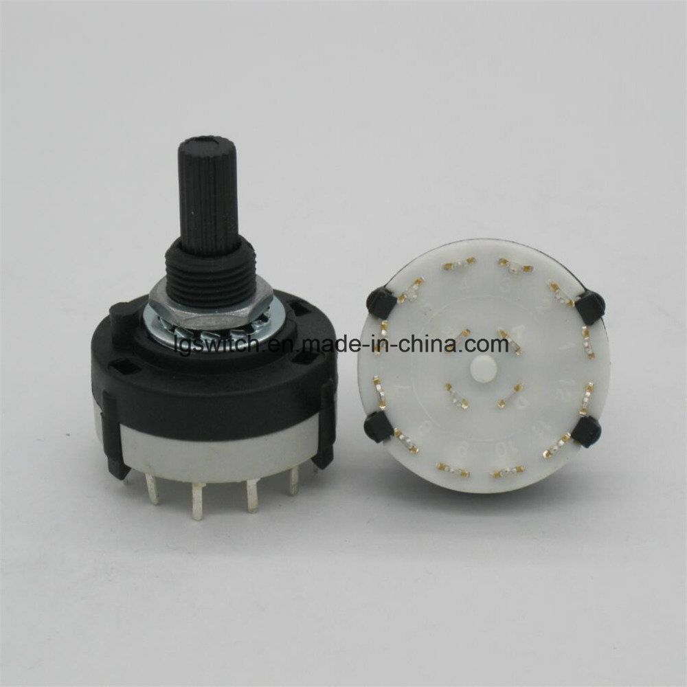 Lgswitch 6 Position 2 Pole Make Before Break (shorting) Rotary Switches