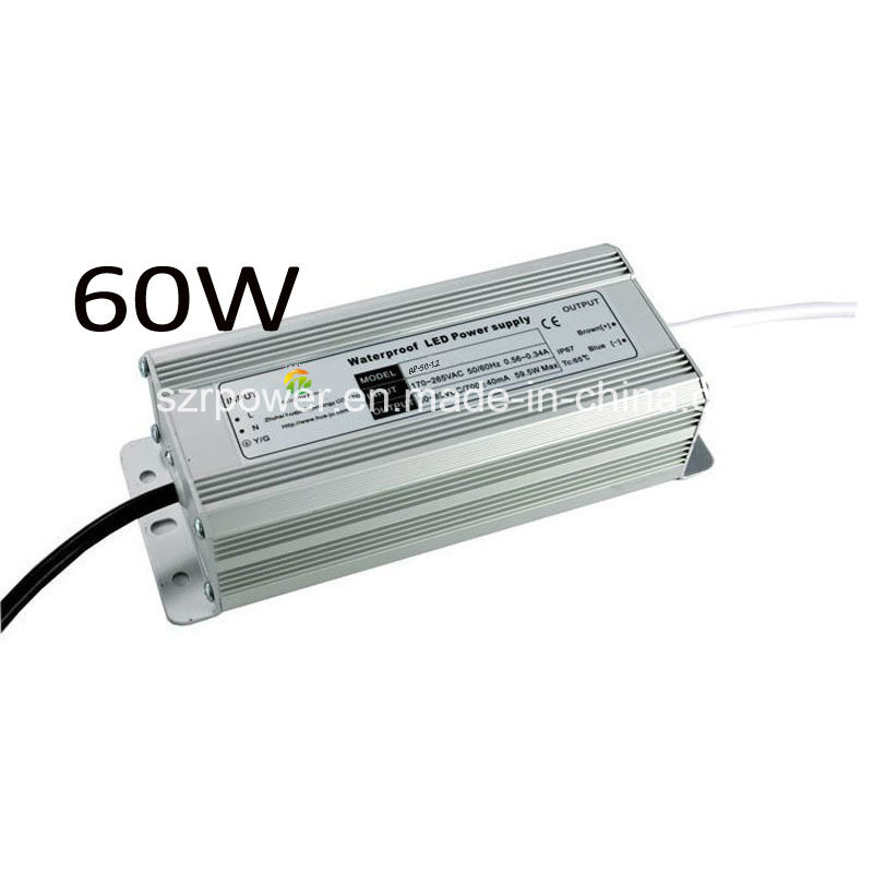 60W 12V Single Output IP67 Waterproof LED Driver