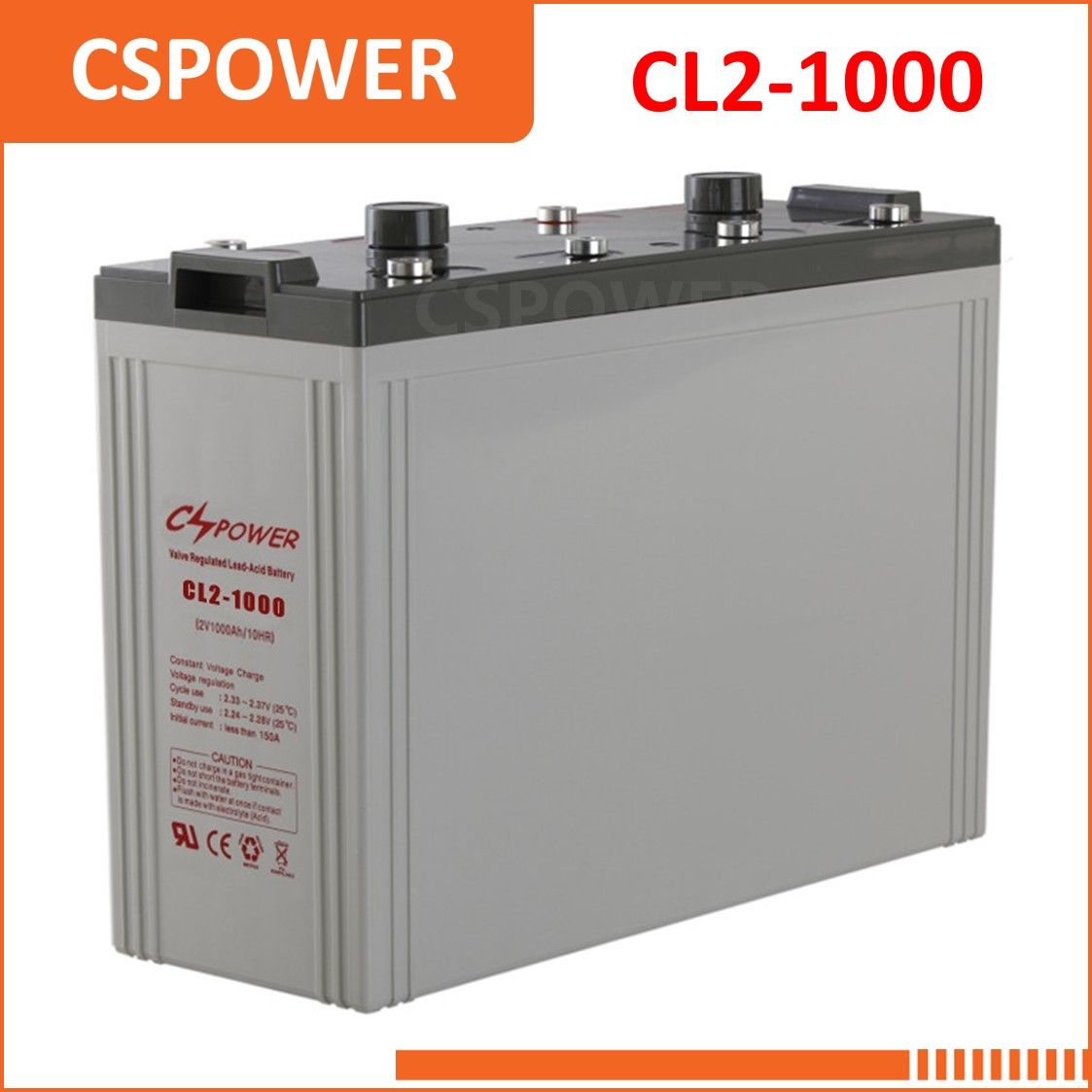 2V 1000ah Lead Acid SMF Battery Cl2-1000
