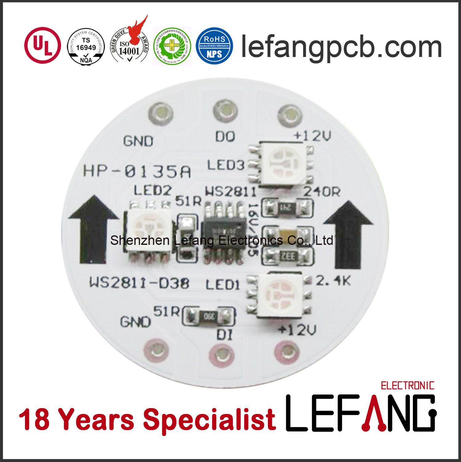 Aluminum Based MCPCB Circuit Board PCB for LED signal Lighting