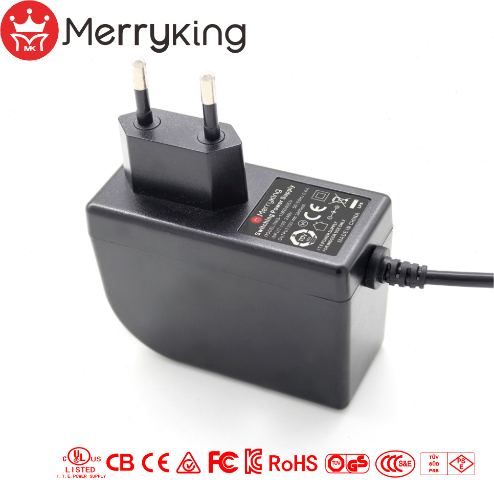 Shenzhen Supplier OEM 100-240V 50/60Hz EU Plug 12V 1A AC DC Power Adapter with Ce BS GS