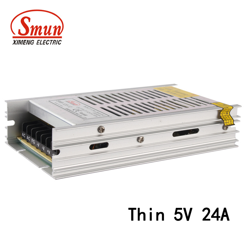 Smun SMB-120-5 120W 5VDC 24A Ultra-Thin Switching Power Supply SMPS
