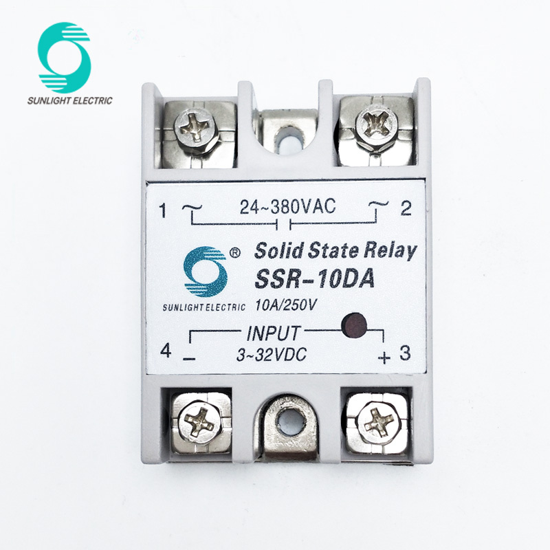 Worldsunlight Electric SSR-10da 220V Solid State Relay Solid State Variable Relay Solid State Relay
