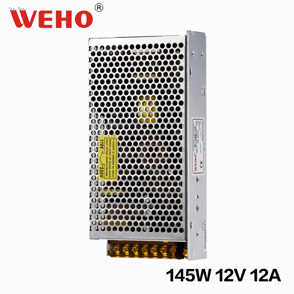 China WEHO Single Output 145W 12V Power Supply
