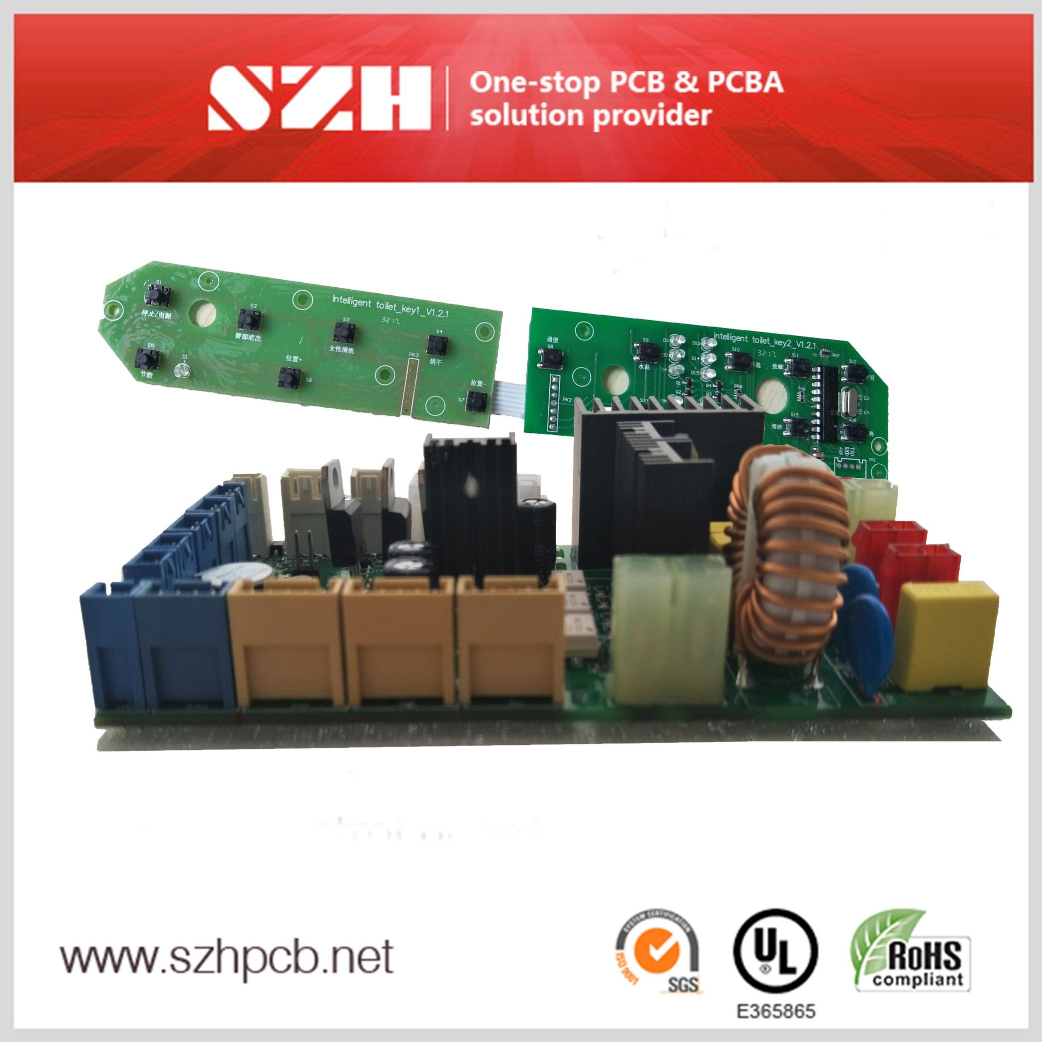 2 Layers Automatic Bidet PCB