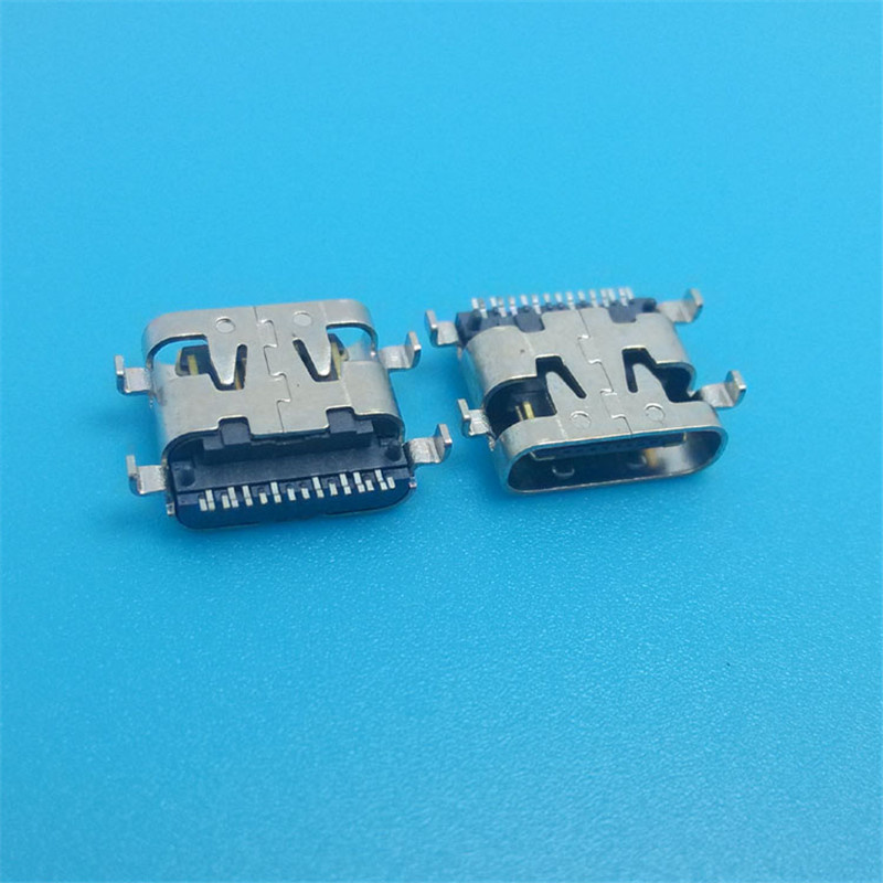 New Style Single Row 16p Type C PCB Mount Connector