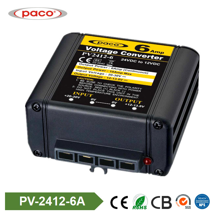 24V DC to 12V DC Converter for Cars Home Appliances