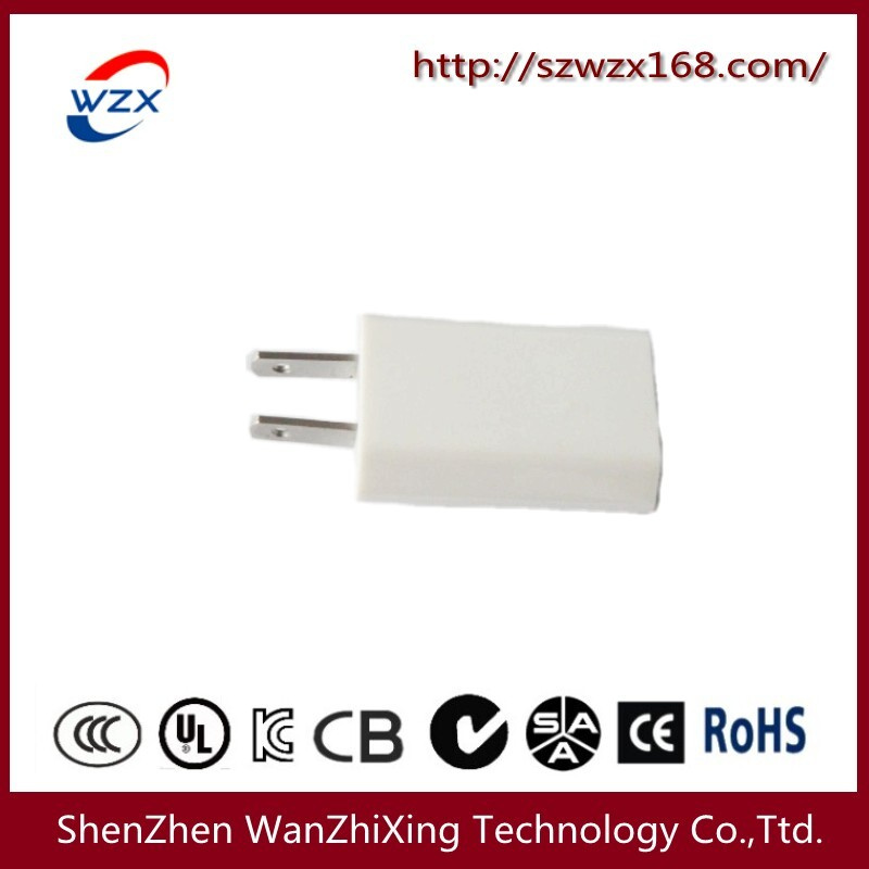 5V 1A USB Charger with U. S Standard Plug