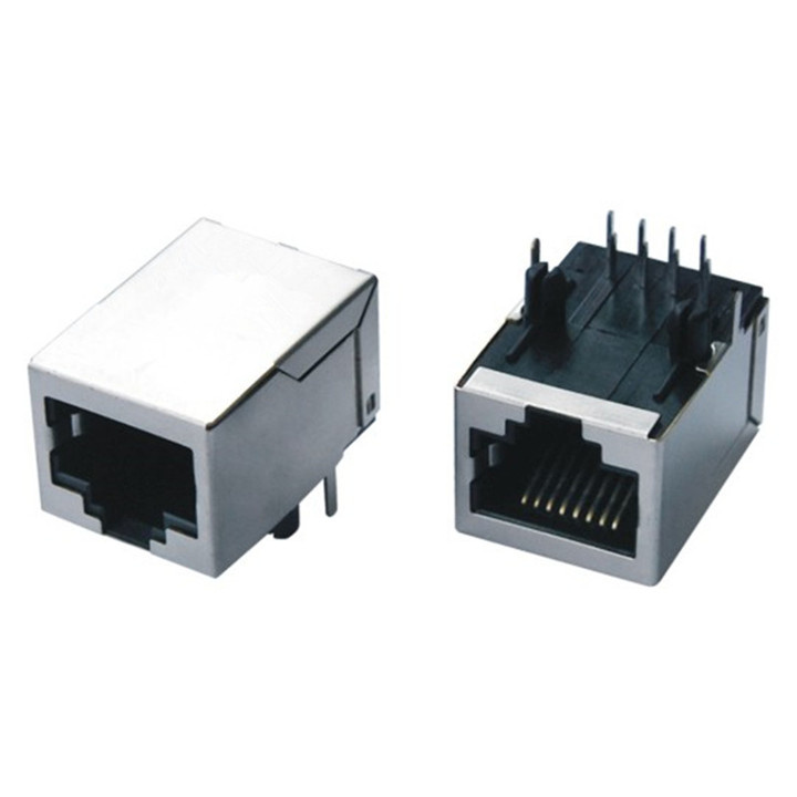 Single Port RJ45 with LEDs Filter on PCB