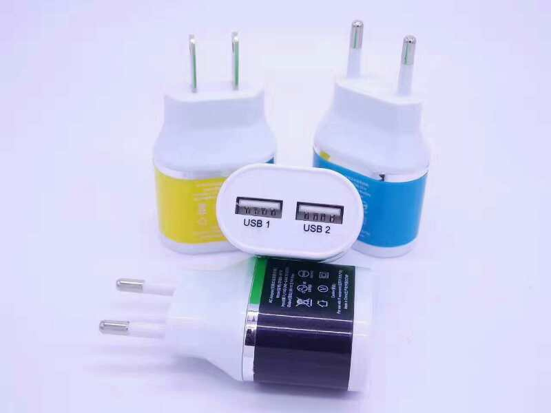 Wholesale Mobile Phone 2 USB Port Charger