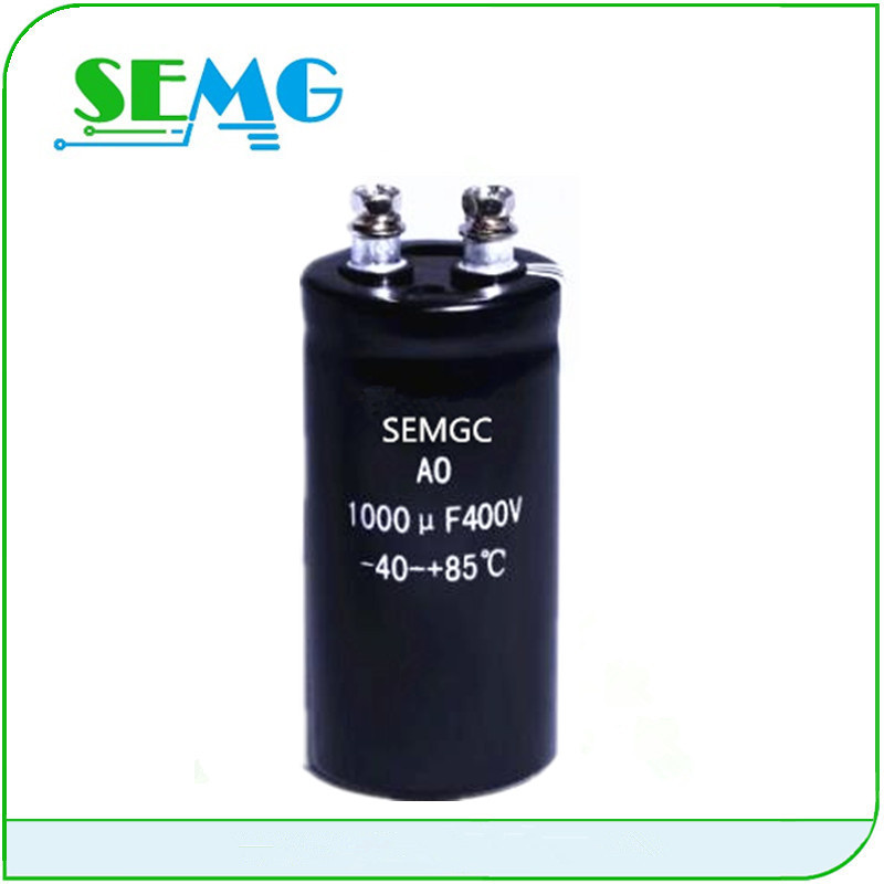 Screw Bolt Capacitor Aluminum Electrolytic Capacitor 1000UF400V
