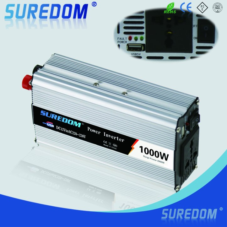 1000W 12V 220V Car Power Inverter DC to AC Inverter Solar