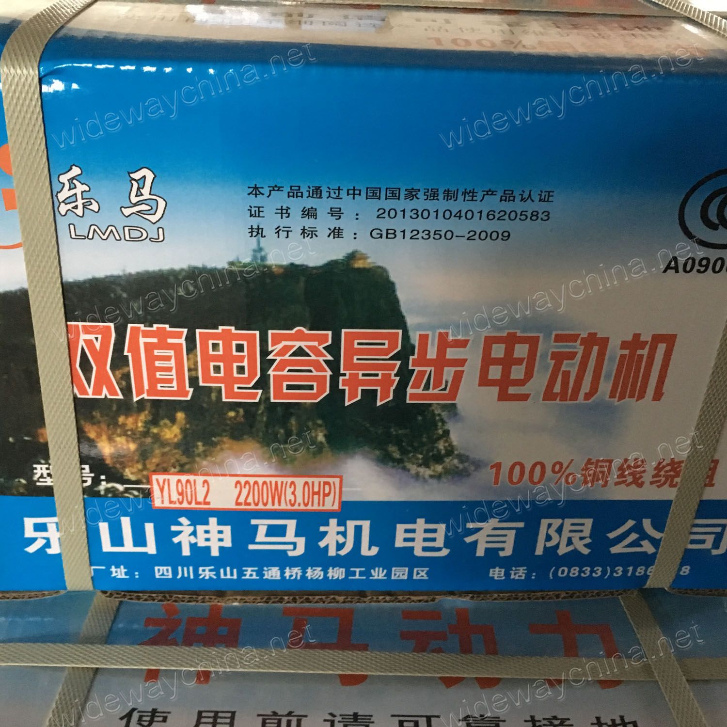 0.37-3kw Single-Phase Capacitor Start&Run Asynchronous AC Electirc Motor for Paddy Thresher Use, AC Motor Solution, Low-Price Stock