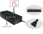 Laptop Universal Adapter AC 90W with LED Show