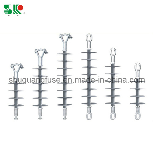 High Voltage Long Rod Suspension Composite Insulators Polymer Rubber