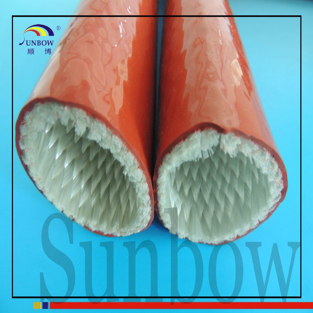 Fiber Optic Cable Protection Sleeving Fireproof Fiberglass Sleeve