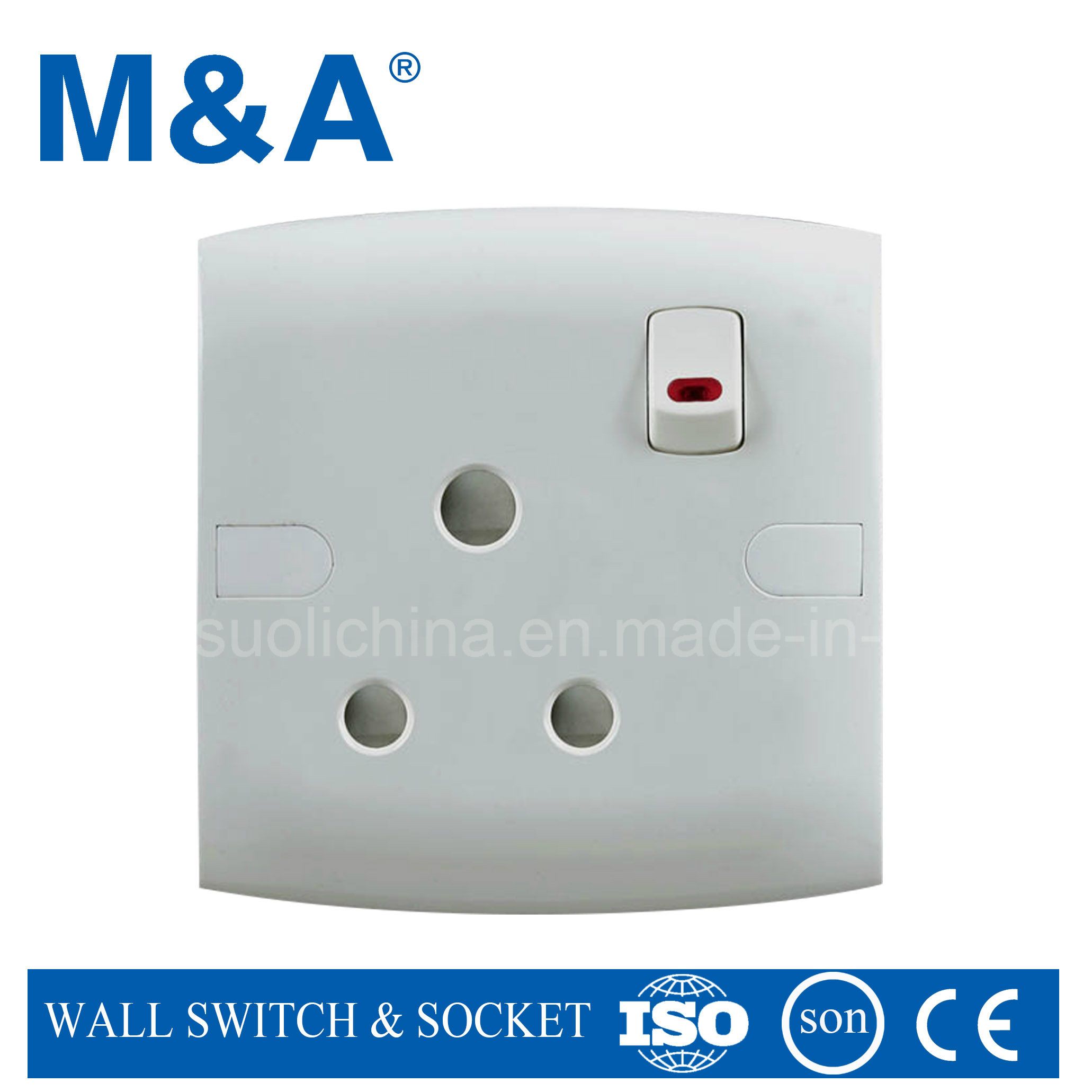 Me Series 1gang 15 a Switched Socket (W/N)