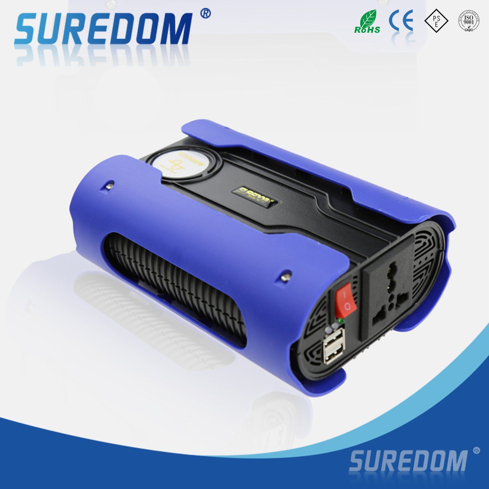 New Blue Casing USB*2 500W Pure Sine Wave Inverter