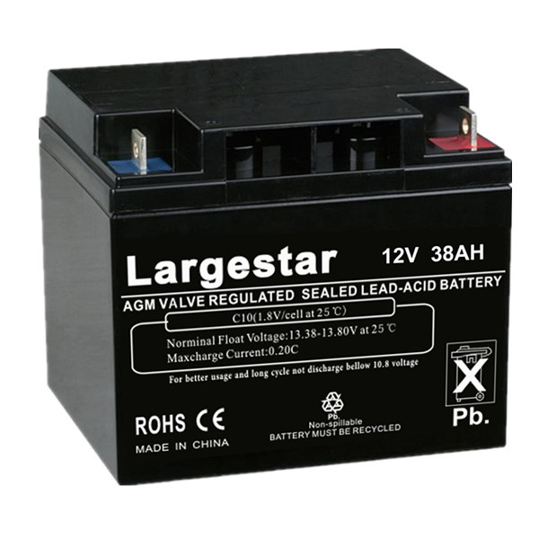Deep Cycle Solar Battery, VRLA Battery 12V 38ah