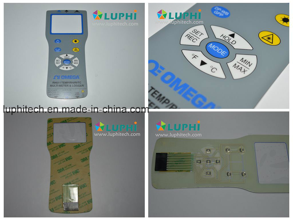 Pet Printing Circuit Membrane Switch Keypad with Female Connector