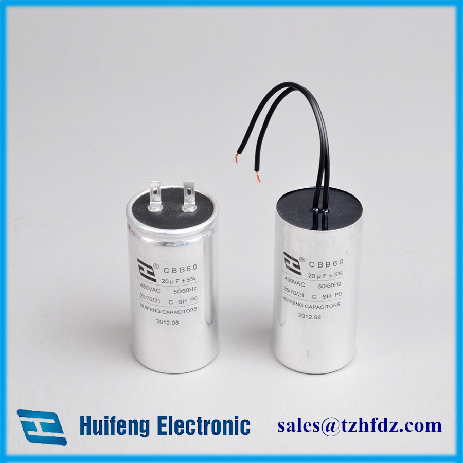 Cbb60 AC Motor Run Capacitor