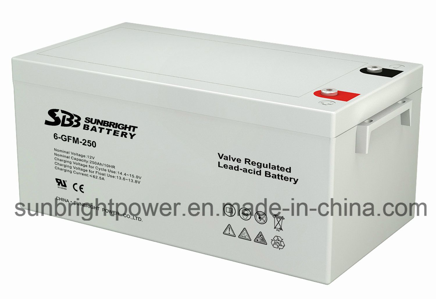 Deep Cycle Battery 12V250ah for Power System