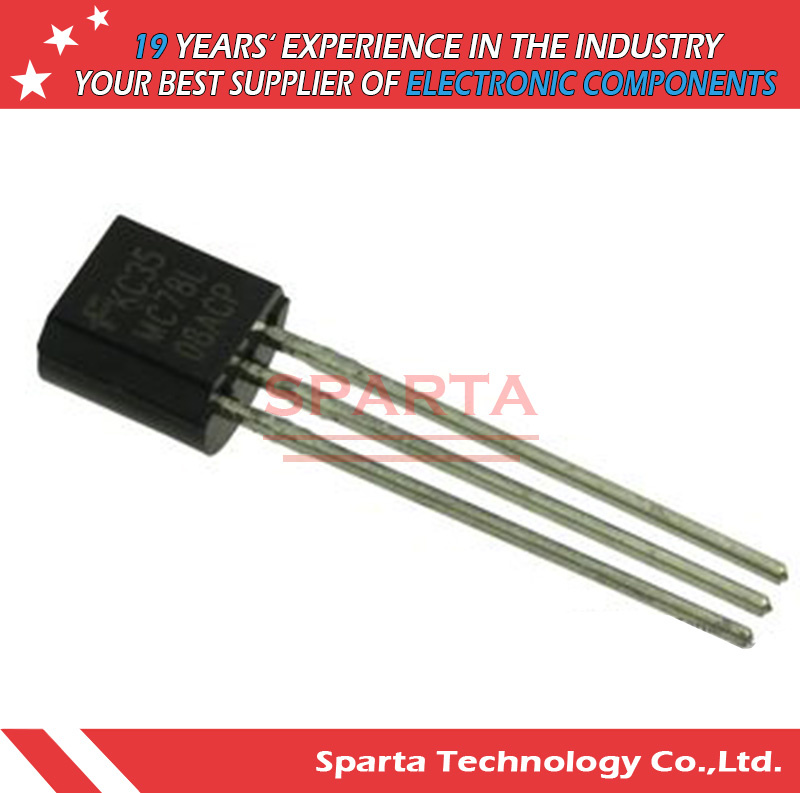 L78L08acz to-92-3 Positive Fixed Linear Voltage Regulator IC