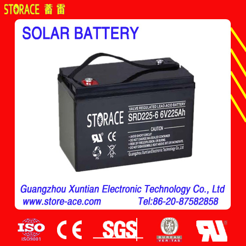 6V 220ah Long Life Gel Storage Solar Power Battery