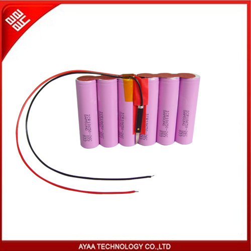 Recargeable Li-ion Battery Pack: 3.7V/15.6ah with PCM 5A