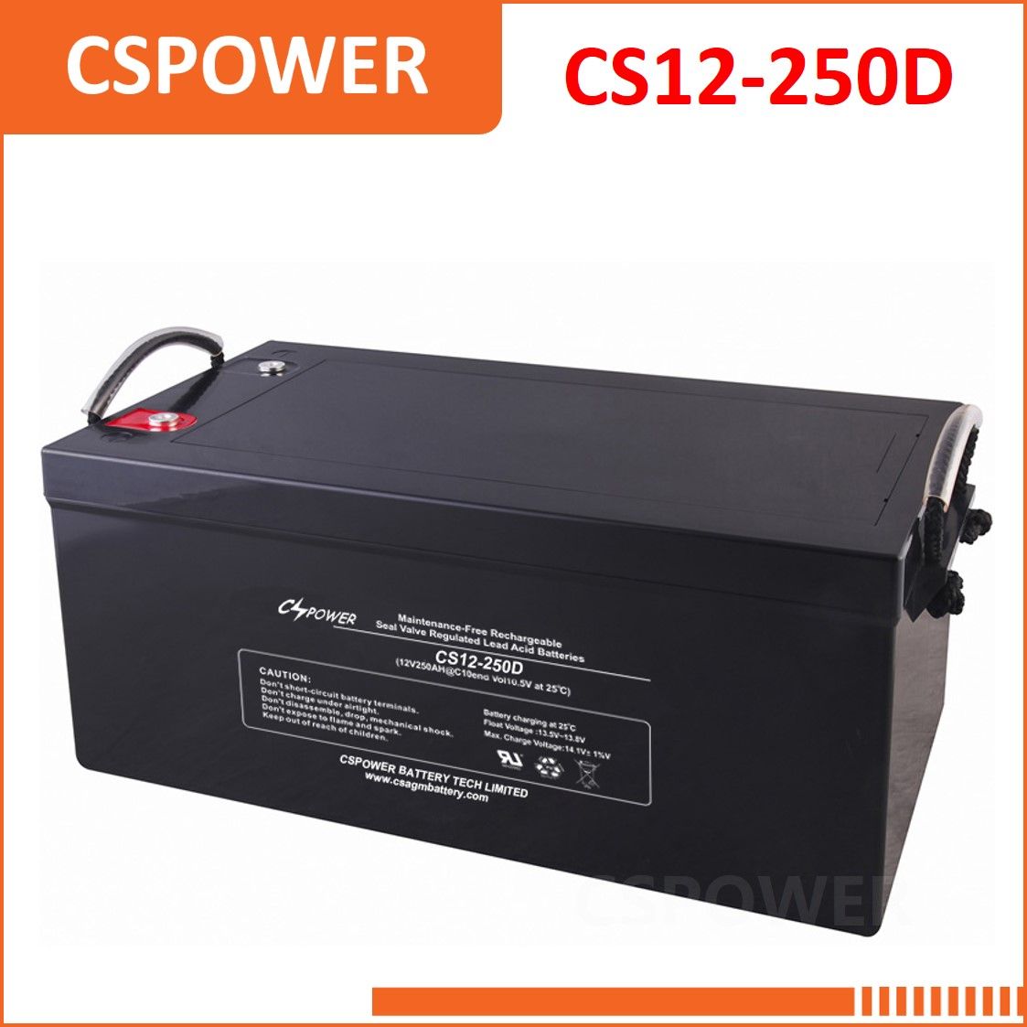 Rechargeable Gel Battery for Solar Power 12V250ah