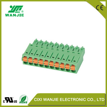 Spring Pluggable Terminal Block, 3.5mm, 3.81mm