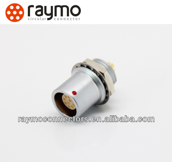 Ehg Fixed Socket 10 Pin Connector in Size 1b Metal Connector