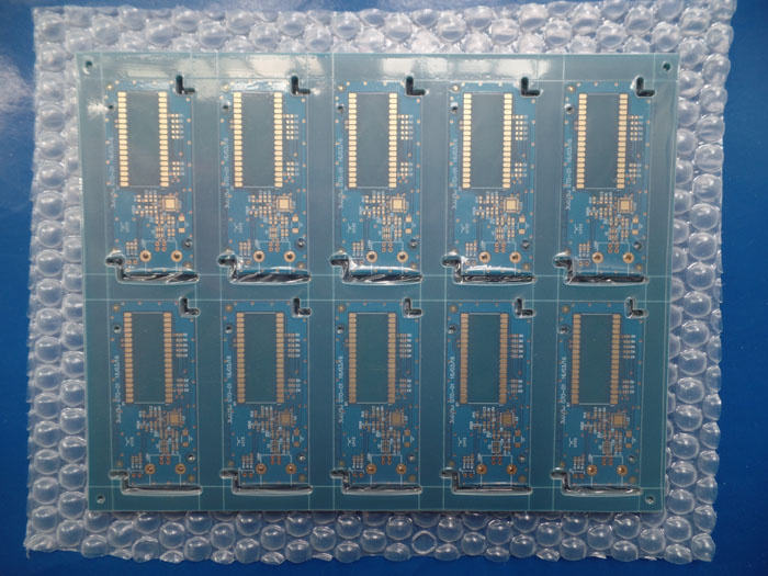 Circuit Board Double Sided PCB 2 Layer with Blue Soldermask