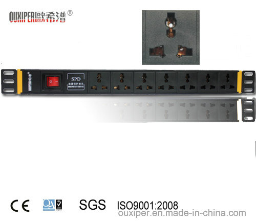 PDU with SPD, Universal 10A Socket