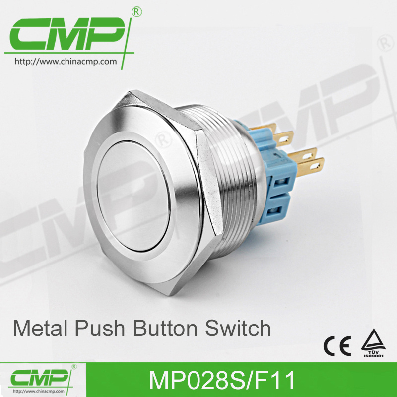 28mm Momentary 2no2nc Waterproof Push Button Switch
