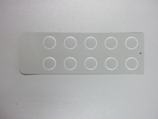 Embossed Concave Convex Membrane Control Panel with 3m Adhesive, Customized