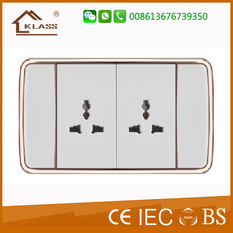 2*13A Mf Electric Switched Socket with Neon