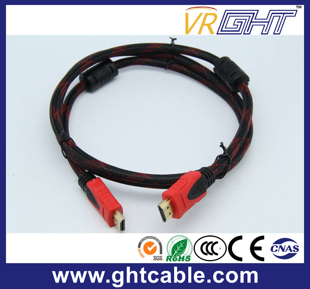 2m High Speed Support 1080P/2160p HDMI Cable with Nylon Braiding