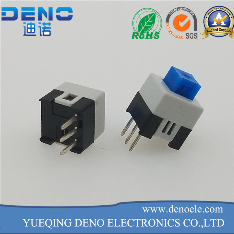 Flat Cap Unlock Self Locking Switch