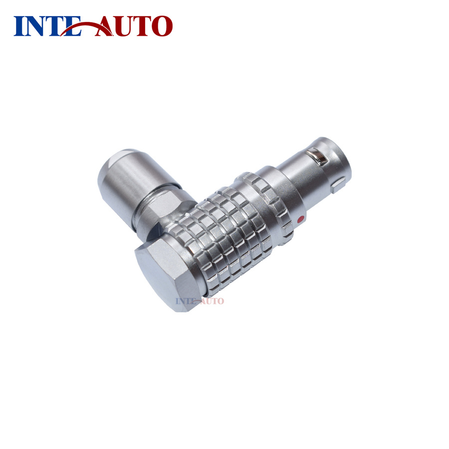 3 Pins Push Pull Right Angle Medical Male ODU Connector