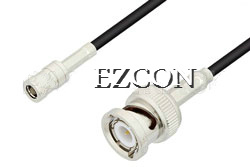 SMB Plug to BNC Male Cable