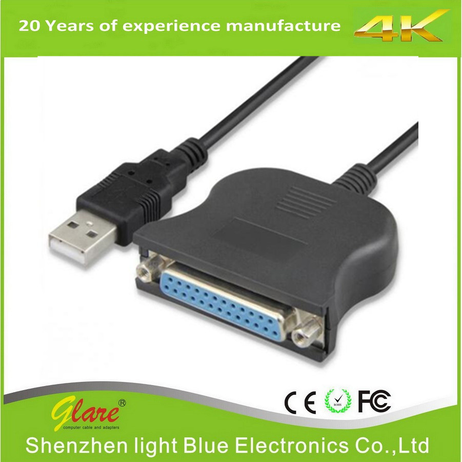6FT USB to dB25 Serial RS232 Adapter Cable