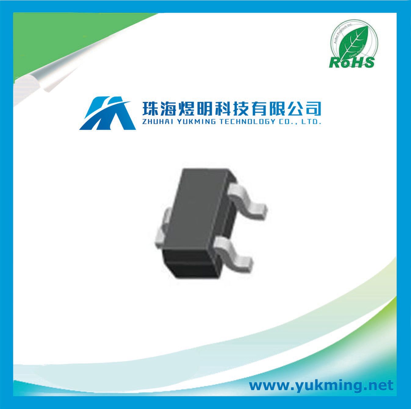 Taiwan Zener Diode of Bzx84c2V7 Electronic Component