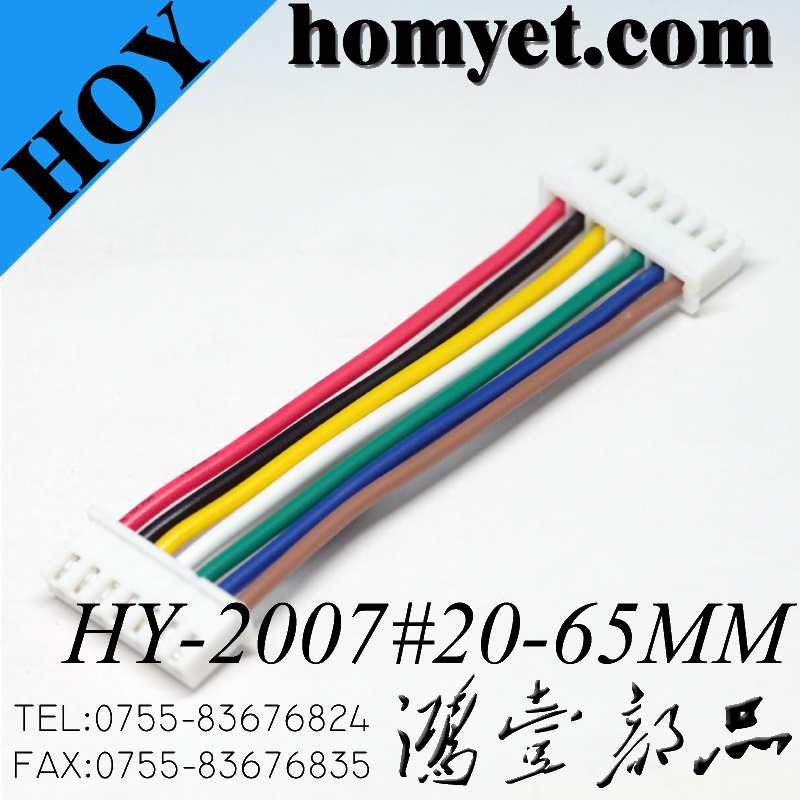7 Pin 65mm Terminal Wire Terminal Cable Harness with Xh/pH Terminal