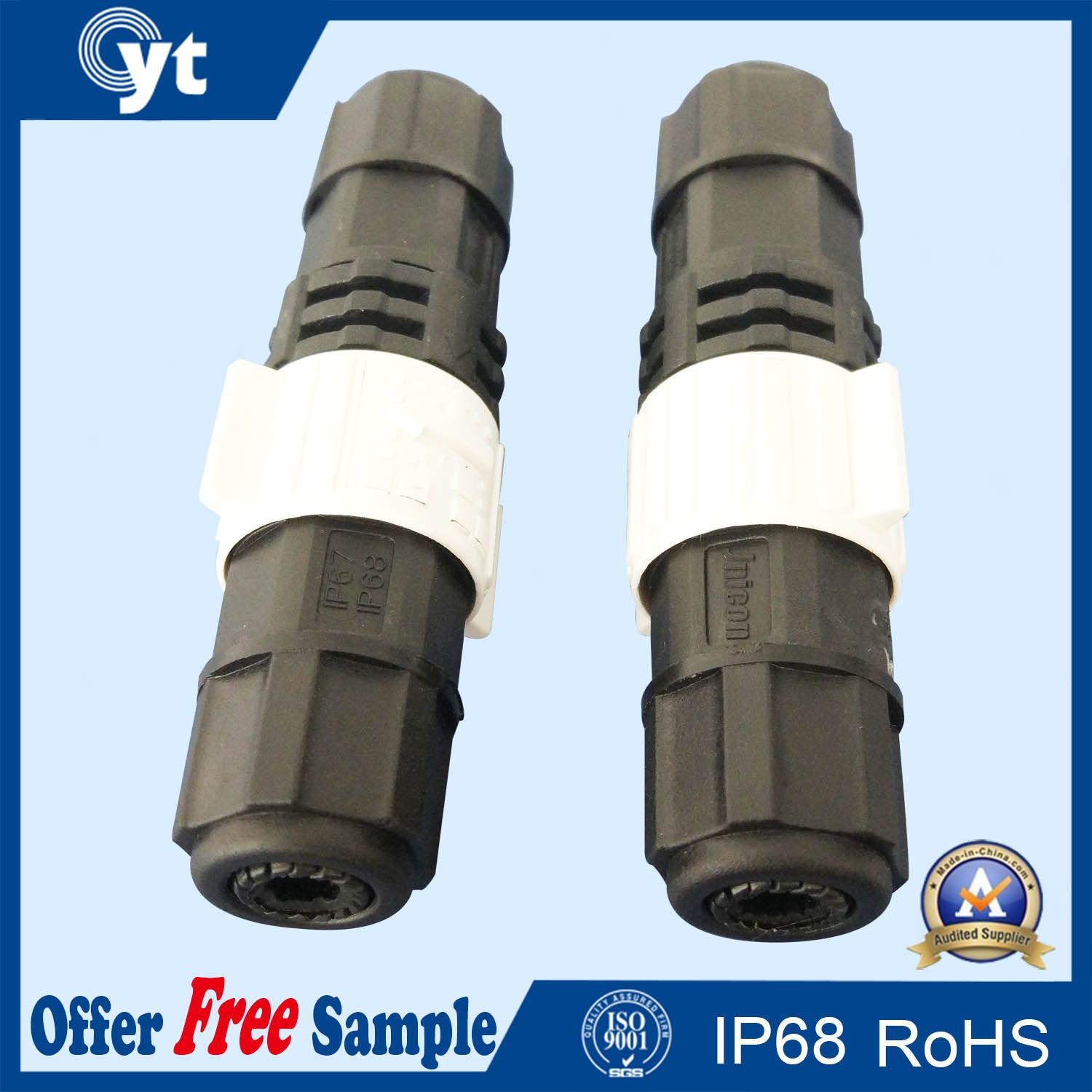 Cyt Circular Connector with Multi-Core From 2 to 8 Pins