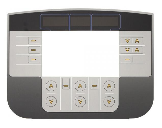 Thin Film Embossed Graphic Overlay Membrane Switch Panel with Heat Resisting