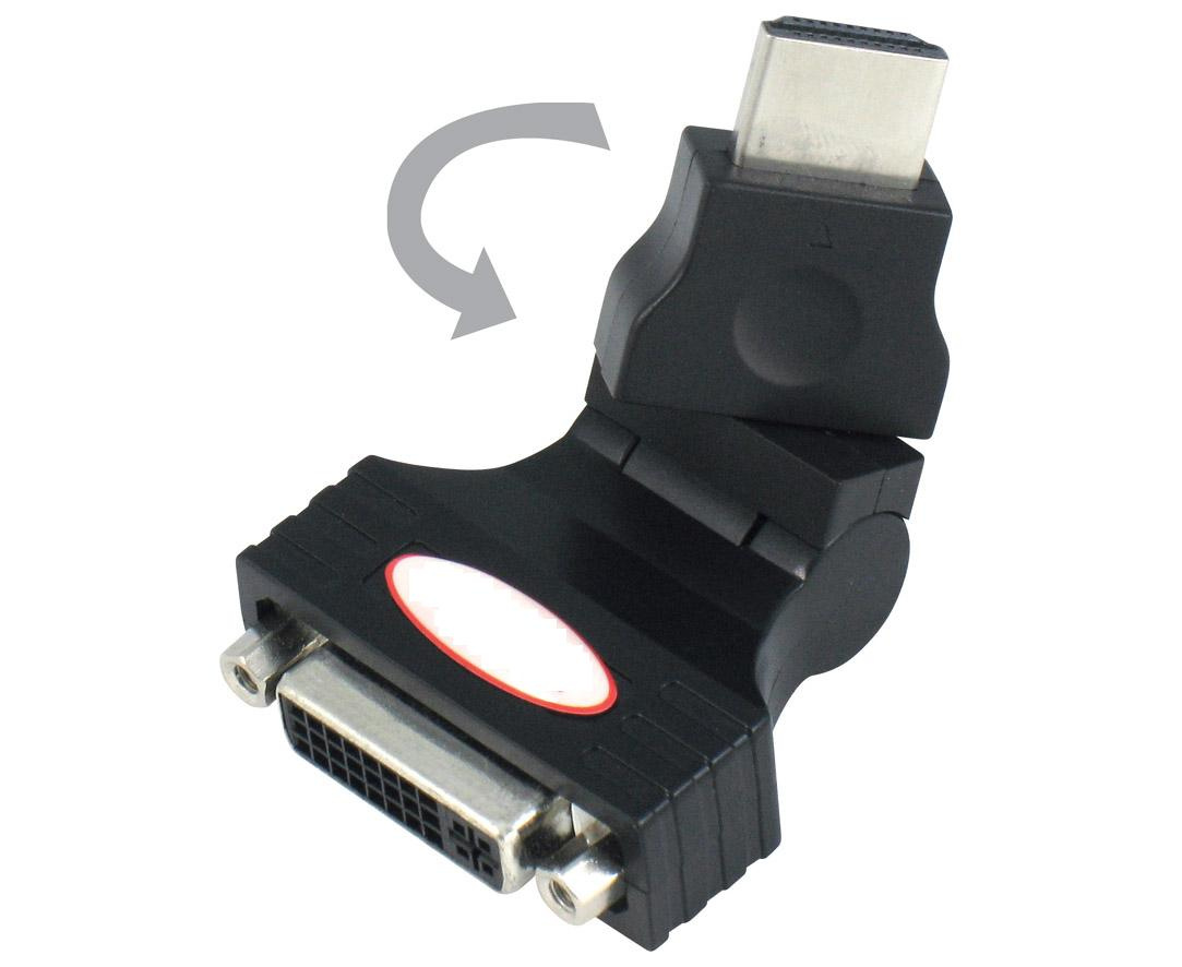 HDMI to DVI Adapter(Rotary)
