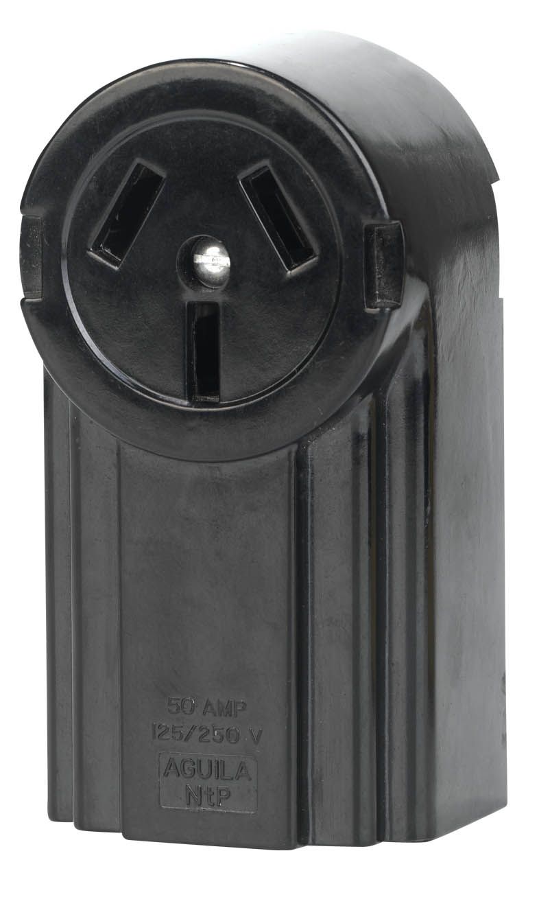 50 AMP, NEMA 10-50r, Surface Mounting Industrial Receptacle